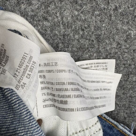 Abercrombie & Fitch The 90's Slim Straight Jeans Womens Size 25 Ultra High - Picture 9 of 10